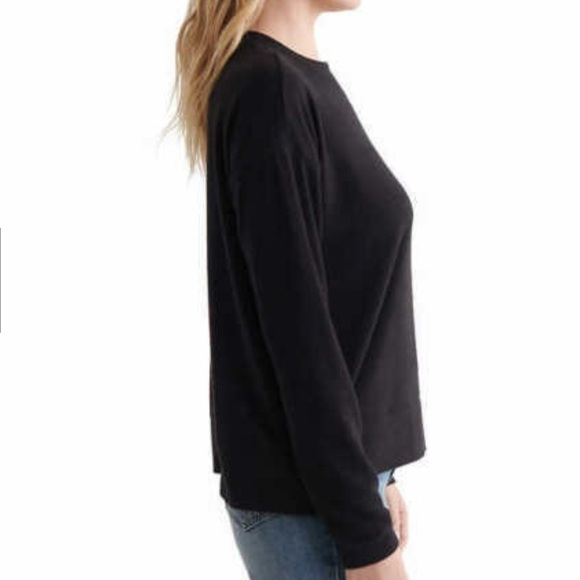 LUCKY BRAND NWT Crewneck Pullover Cozy Sweater Size XXL in Black - Picture 3 of 14